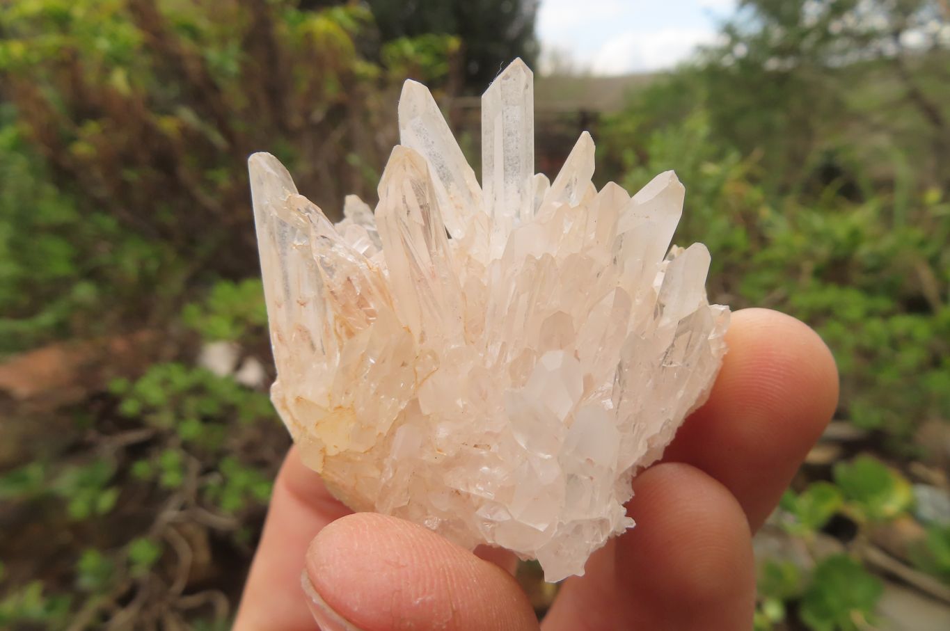 Natural Clear Quartz Crystal Clusters x 35 From Madagascar - Toprock Gemstones and Minerals 