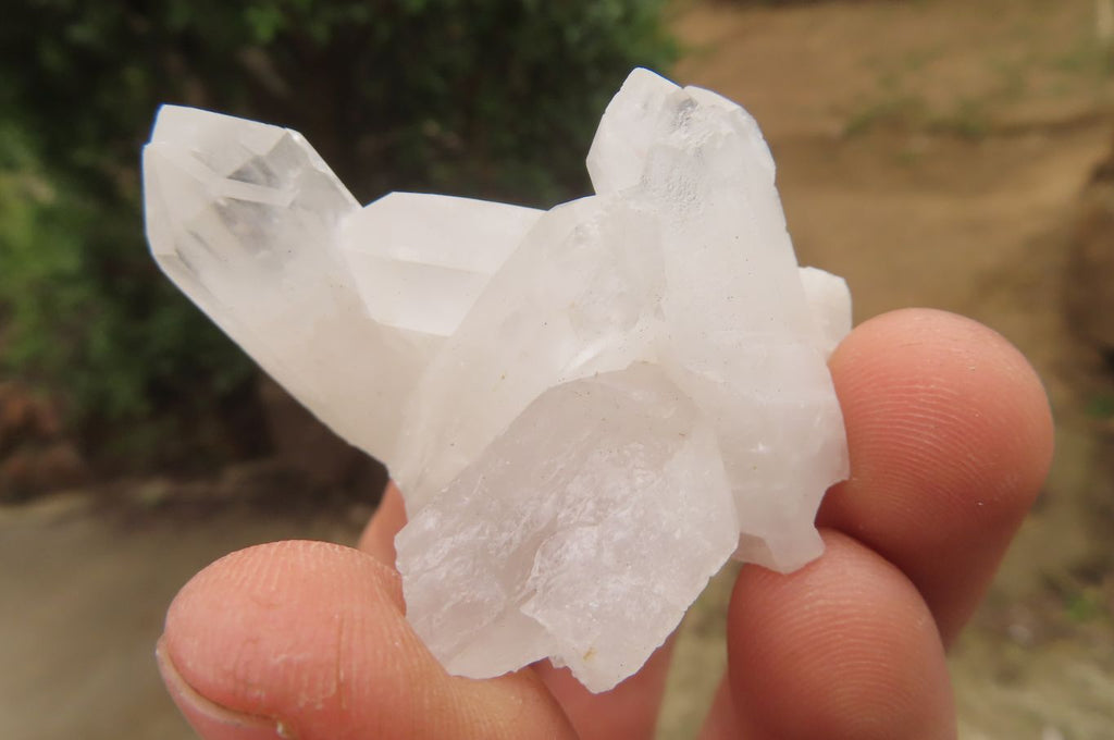 Natural Clear Quartz Crystal Clusters x 35 From Madagascar - Toprock Gemstones and Minerals 