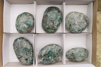 Polished Rare Emerald Mica In Matrix Free Forms x 6 From Mutoko, Zimbabwe - Toprock Gemstones and Minerals 