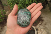 Polished Rare Emerald Mica In Matrix Free Forms x 6 From Mutoko, Zimbabwe - Toprock Gemstones and Minerals 