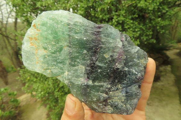 Natural Watermelon Fluorite Cobbed Specimens x 4 From Uis, Namibia