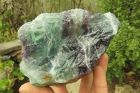 Natural Watermelon Fluorite Cobbed Specimens x 4 From Uis, Namibia - Toprock Gemstones and Minerals 