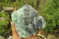 Natural Watermelon Fluorite Cobbed Specimens x 4 From Uis, Namibia - Toprock Gemstones and Minerals 