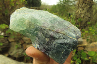 Natural Watermelon Fluorite Cobbed Specimens x 4 From Uis, Namibia - Toprock Gemstones and Minerals 