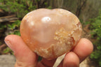 Polished Flower Agate Hearts x 6 From Antsahalova, Madagascar - Toprock Gemstones and Minerals 