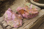 Natural Stichtite Specimens x 2 From Barberton, South Africa - Toprock Gemstones and Minerals 