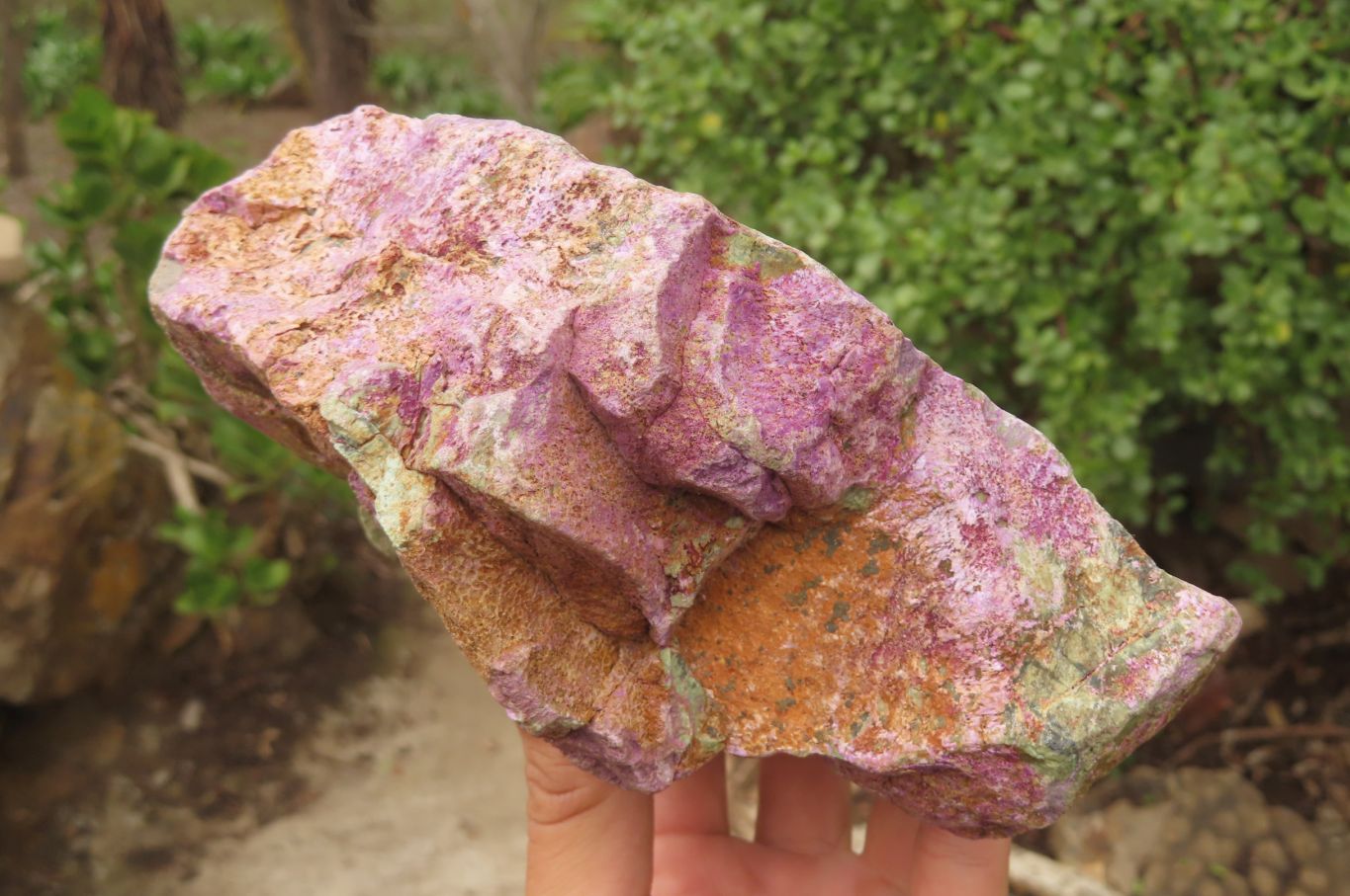 Natural Stichtite Specimens x 2 From Barberton, South Africa - Toprock Gemstones and Minerals 