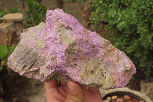 Natural Stichtite Specimens x 2 From Barberton, South Africa - Toprock Gemstones and Minerals 