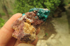 Natural Dioptase On Dolomite Specimens x 6 From Likasi, Congo - Toprock Gemstones and Minerals 