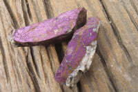 Natural Metallic Purpurite Cobbed Specimens x 12 From Erongo, Namibia - Toprock Gemstones and Minerals 