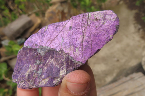 Natural Metallic Purpurite Cobbed Specimens x 12 From Erongo, Namibia - Toprock Gemstones and Minerals 