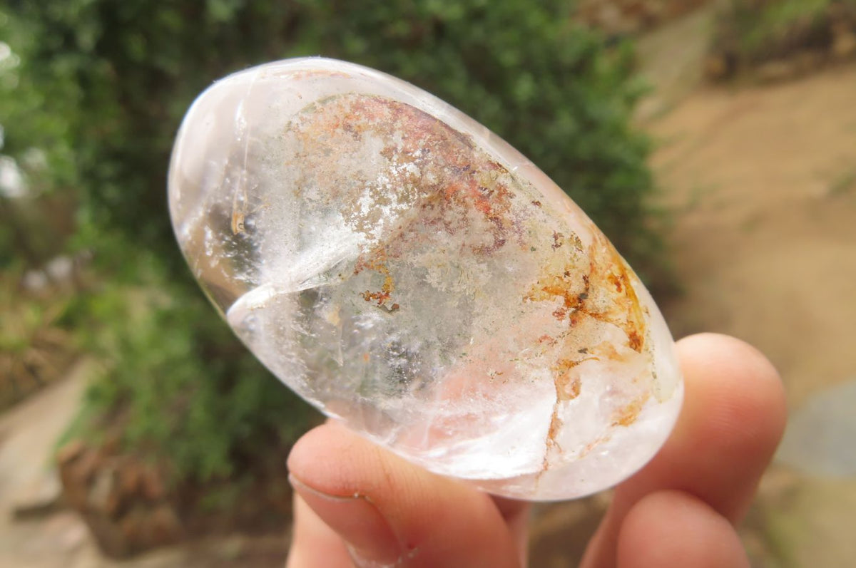 Polished Mixed Quartz Palm Stones x 24 From Madagascar - Toprock Gemstones and Minerals 