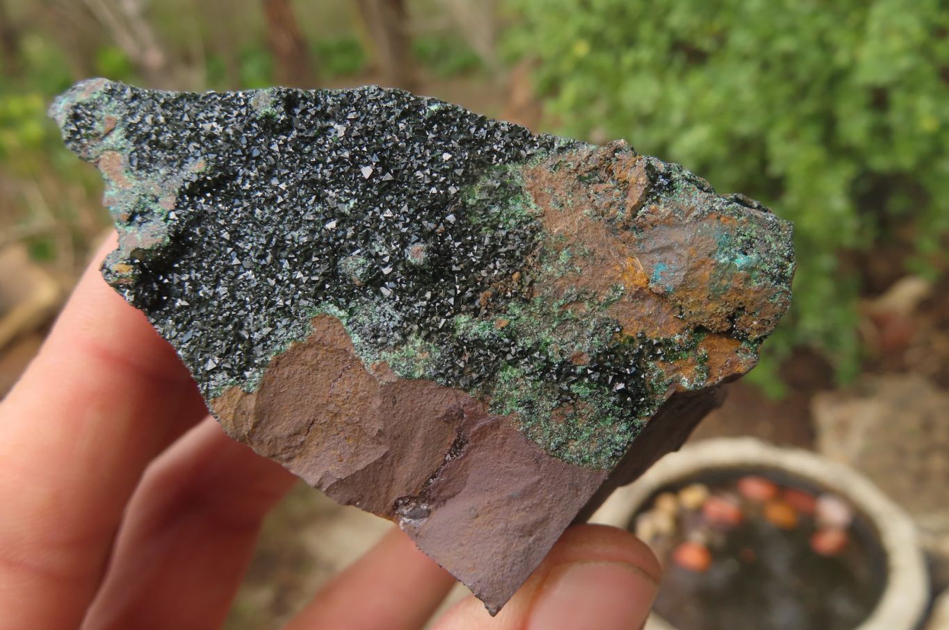 Natural Libethenite Crystals On Dolomite Matrix Specimens x 6 From Shituru, Congo - Toprock Gemstones and Minerals 