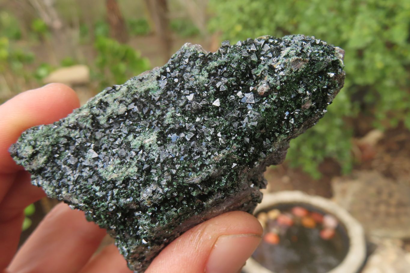 Natural Libethenite Crystals On Dolomite Matrix Specimens x 6 From Shituru, Congo - Toprock Gemstones and Minerals 