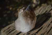 Polished Smokey Quartz Crystals x 2 From Madagascar - Toprock Gemstones and Minerals 