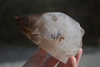 Polished Smokey Quartz Crystals x 2 From Madagascar - Toprock Gemstones and Minerals 