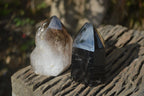 Polished Smokey Quartz Crystals x 2 From Madagascar - Toprock Gemstones and Minerals 