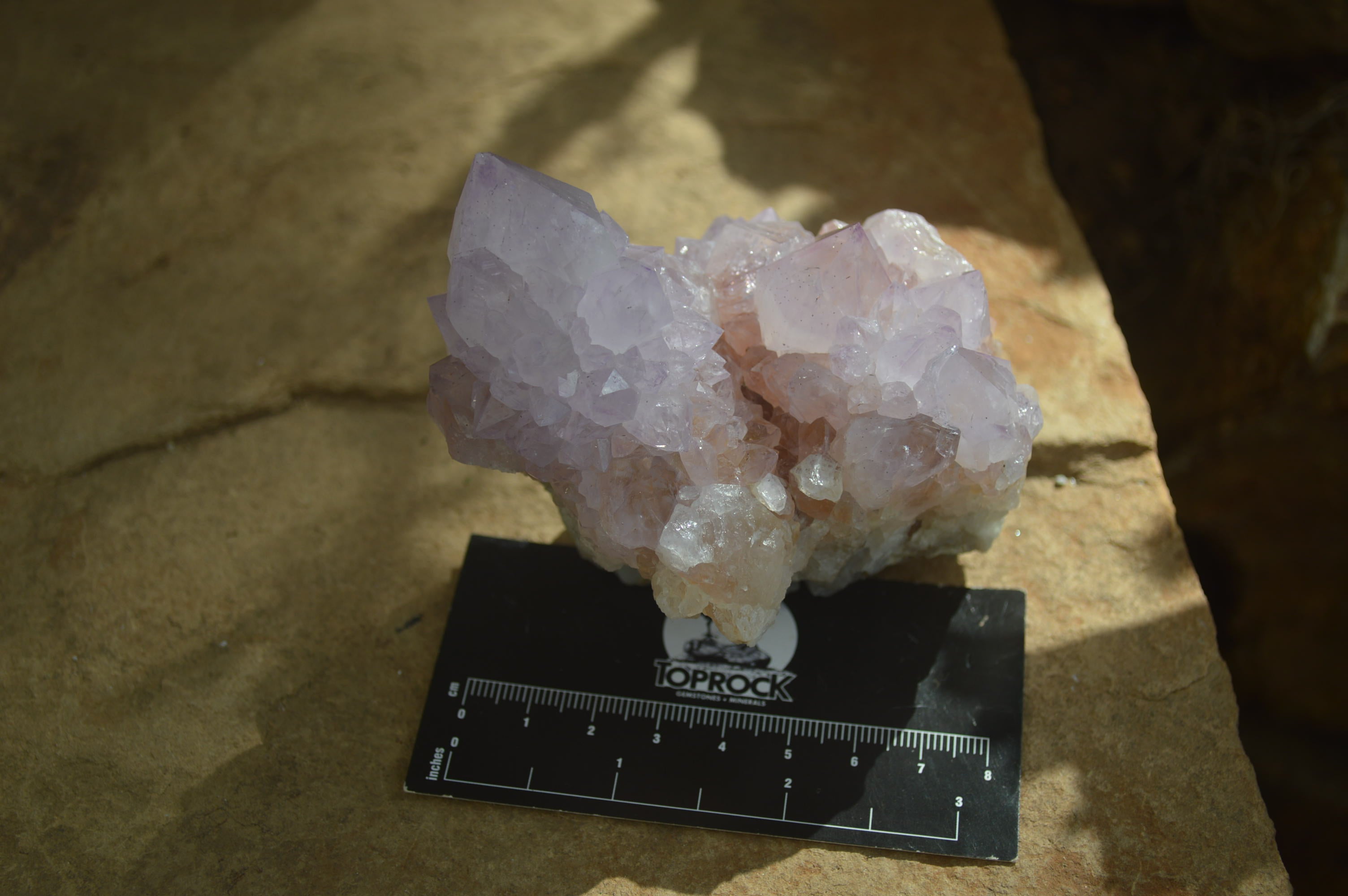 Natural Cactus Flower Spirit Quartz Clusters x 2 From Boekenhouthoek, South Africa - Toprock Gemstones and Minerals 