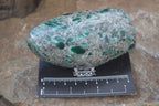 Polished Rare Emerald Mica In Matrix Standing Free Forms x 3 From Mutoko, Zimbabwe - Toprock Gemstones and Minerals 