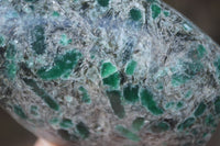 Polished Rare Emerald Mica In Matrix Standing Free Forms x 3 From Mutoko, Zimbabwe - Toprock Gemstones and Minerals 