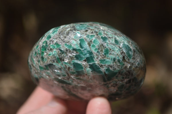 Polished Rare Emerald Mica In Matrix Standing Free Forms x 4 From Mutoko, Zimbabwe - Toprock Gemstones and Minerals 