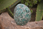 Polished Rare Emerald Mica In Matrix Standing Free Forms x 4 From Mutoko, Zimbabwe - Toprock Gemstones and Minerals 
