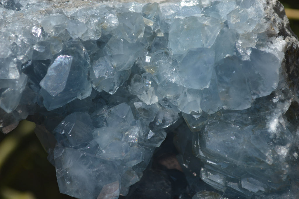 Natural Celestite Geode Specimen x 1 From Sakoany, Madagascar - Toprock Gemstones and Minerals 