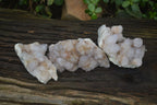 Natural Spirit Quartz Clusters x 3 From Boekenhouthoek, South Africa - Toprock Gemstones and Minerals 