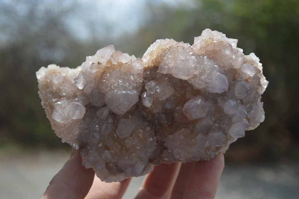 Natural Spirit Quartz Clusters x 3 From Boekenhouthoek, South Africa - Toprock Gemstones and Minerals 