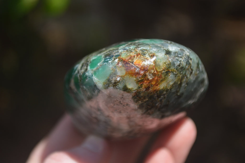 Polished Rare Emerald Mica In Matrix Standing Free Forms x 2 From Mutoko, Zimbabwe - Toprock Gemstones and Minerals 