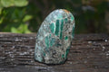 Polished Rare Emerald Mica In Matrix Standing Free Forms x 2 From Mutoko, Zimbabwe - Toprock Gemstones and Minerals 