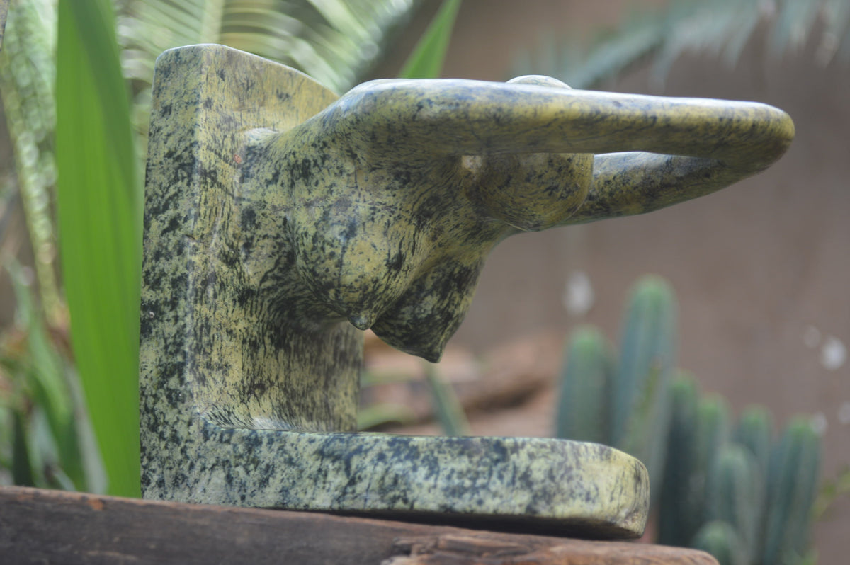 Hand Made Leopard Stone Book Ends x 1 From Zimbabwe - Toprock Gemstones and Minerals 