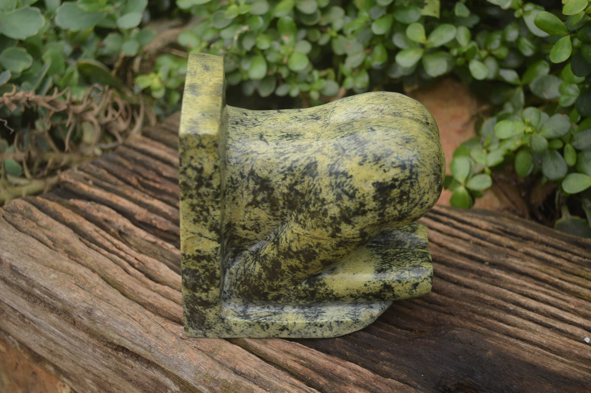 Hand Made Leopard Stone Book Ends x 1 From Zimbabwe - Toprock Gemstones and Minerals 