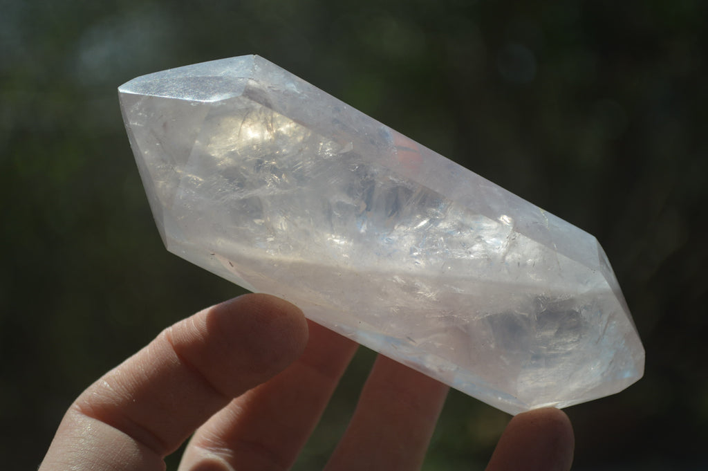 Polished Double Terminated Rose Quartz Points x 6 From Ambatondrazaka, Madagascar - Toprock Gemstones and Minerals 