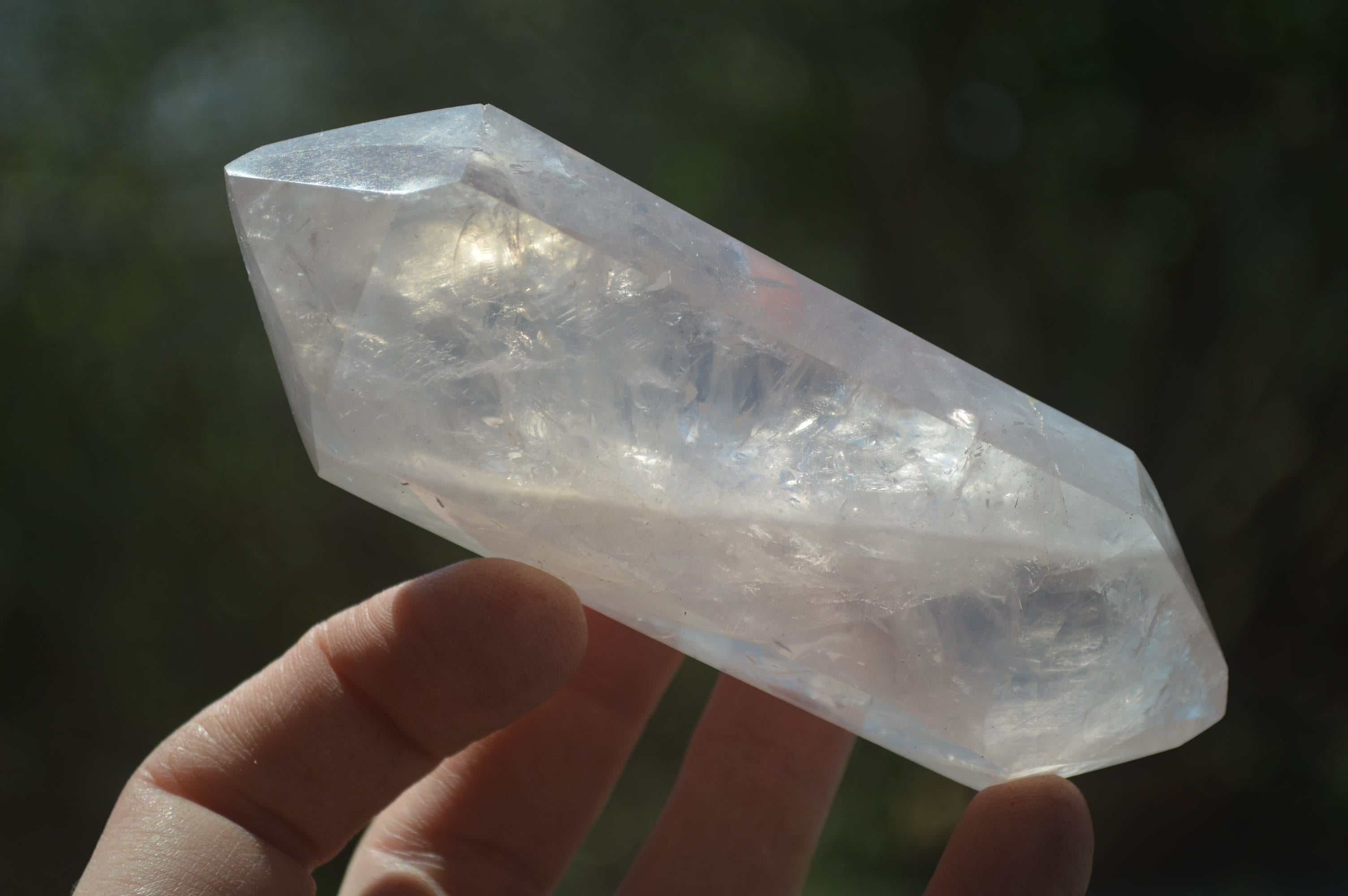 Polished Double Terminated Rose Quartz Points x 6 From Ambatondrazaka, Madagascar - Toprock Gemstones and Minerals 