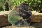 Polished Watermelon Fluorite Slice x 1 From Namibia - Toprock Gemstones and Minerals 
