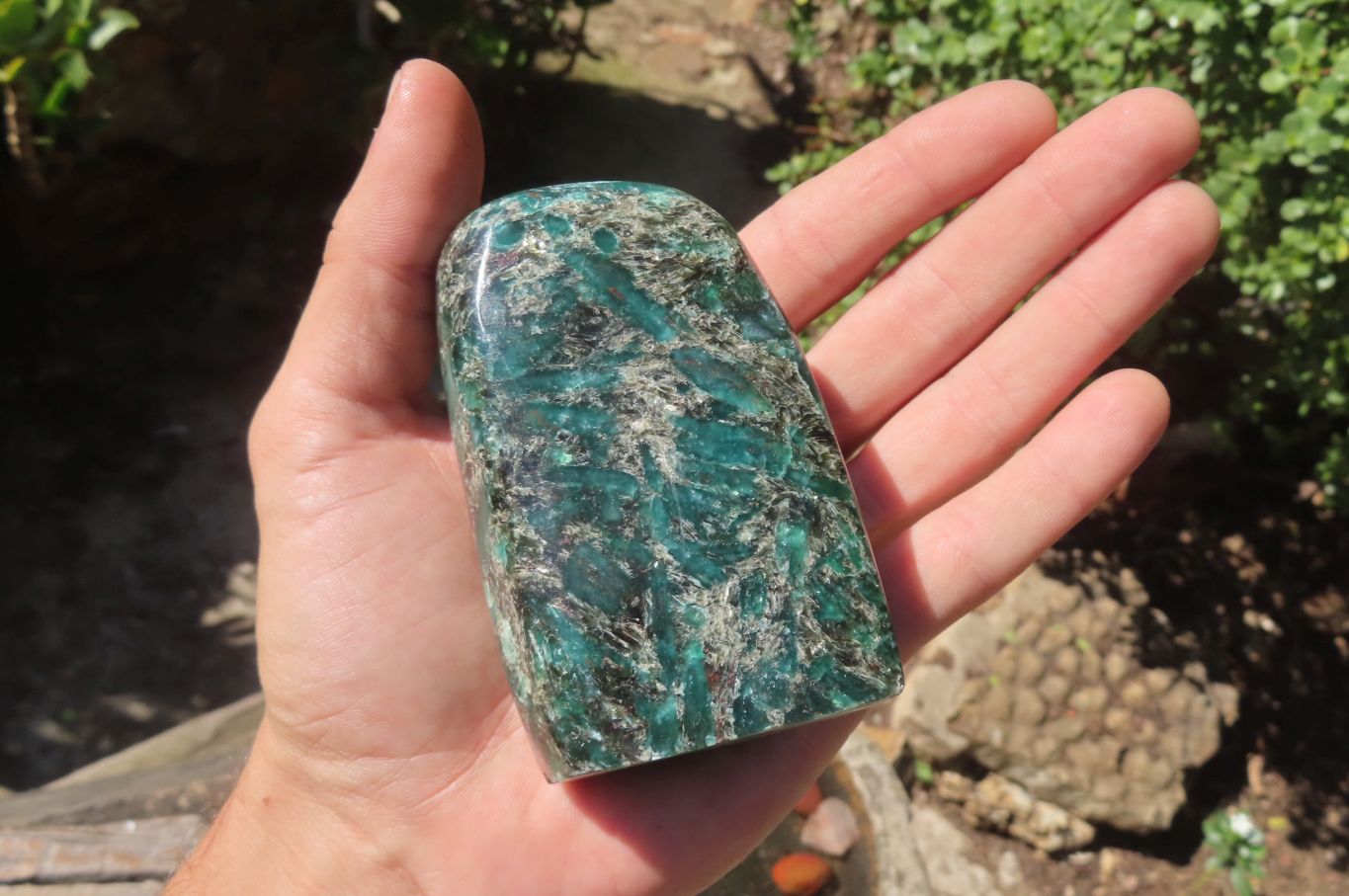 Polished Rare Emerald Mica In Standing Matrix Free Forms x 2 From Mutoko, Zimbabwe - Toprock Gemstones and Minerals 