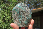 Polished Rare Emerald Mica In Standing Matrix Free Forms x 2 From Mutoko, Zimbabwe - Toprock Gemstones and Minerals 