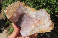 Natural Zululand Amethyst Agate Geodes x 3 from Jozini, South Africa - Toprock Gemstones and Minerals 
