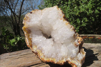 Natural Zululand Amethyst Agate Geodes x 3 from Jozini, South Africa - Toprock Gemstones and Minerals 