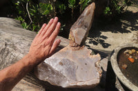 Natural Smokey Quartz With Feldspar Crystal x 1 From Zomba, Malawi - Toprock Gemstones and Minerals 