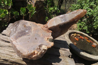 Natural Smokey Quartz With Feldspar Crystal x 1 From Zomba, Malawi - Toprock Gemstones and Minerals 