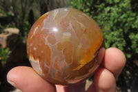 Polished Banded Agate Spheres x 6 From Madagascar - Toprock Gemstones and Minerals 