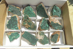 Natural Crystalline Malachite Specimens x 12 From Congo - Toprock Gemstones and Minerals 