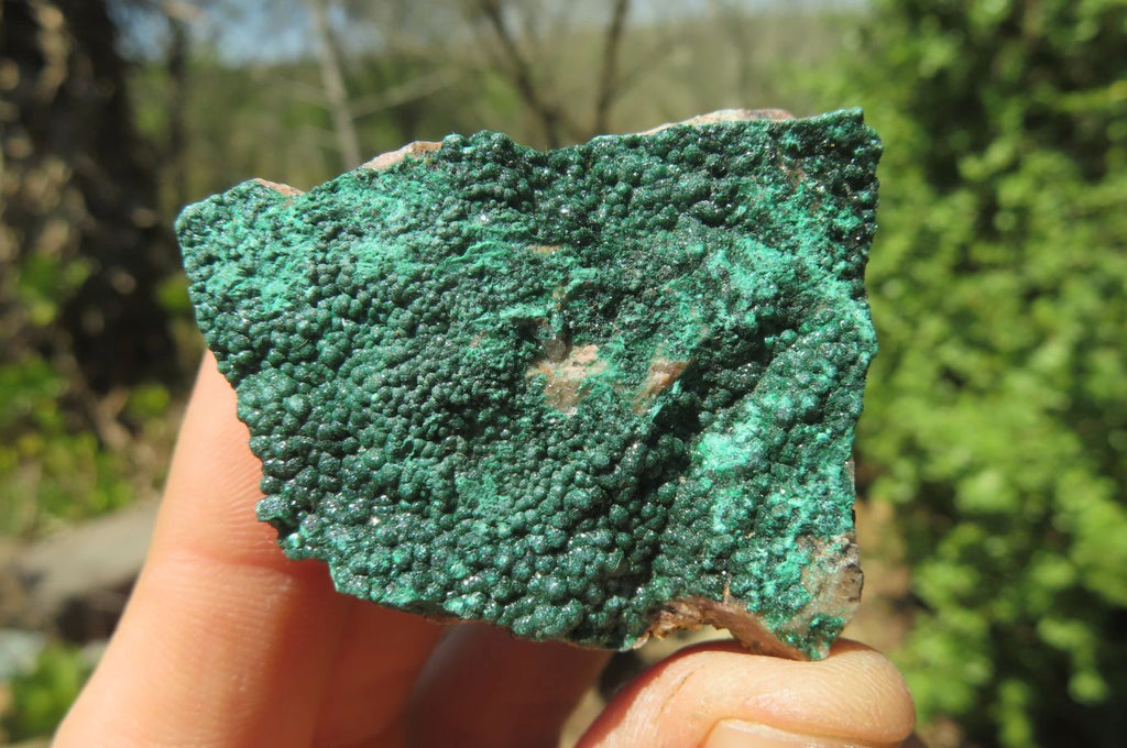 Natural Crystalline Malachite Specimens x 12 From Congo - Toprock Gemstones and Minerals 