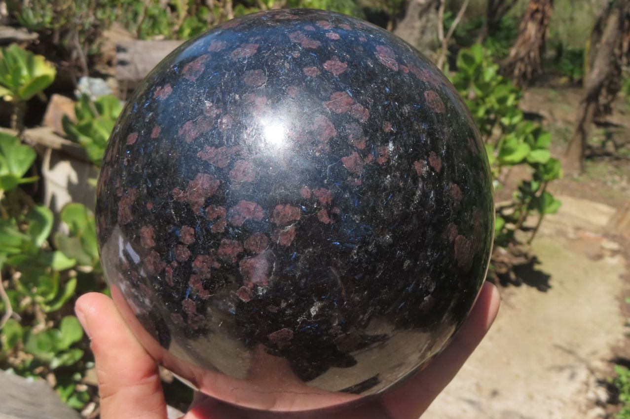 Polished Iolite Sphere x 1 From Ambatofinandrahana, Madagascar - Toprock Gemstones and Minerals 