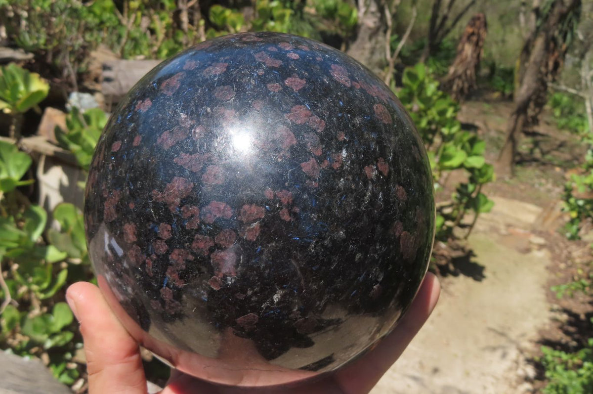 Polished Iolite Sphere x 1 From Ambatofinandrahana, Madagascar - Toprock Gemstones and Minerals 
