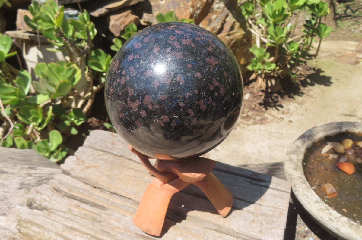 Polished Iolite Sphere x 1 From Ambatofinandrahana, Madagascar - Toprock Gemstones and Minerals 