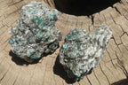 Natural Rare Emerald Mica In Matrix Cobbed Specimens x 7 From Mutoko, Zimbabwe - Toprock Gemstones and Minerals 