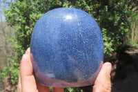 Polished Lazulite Standing Free Forms x 2 From Madagascar - Toprock Gemstones and Minerals 